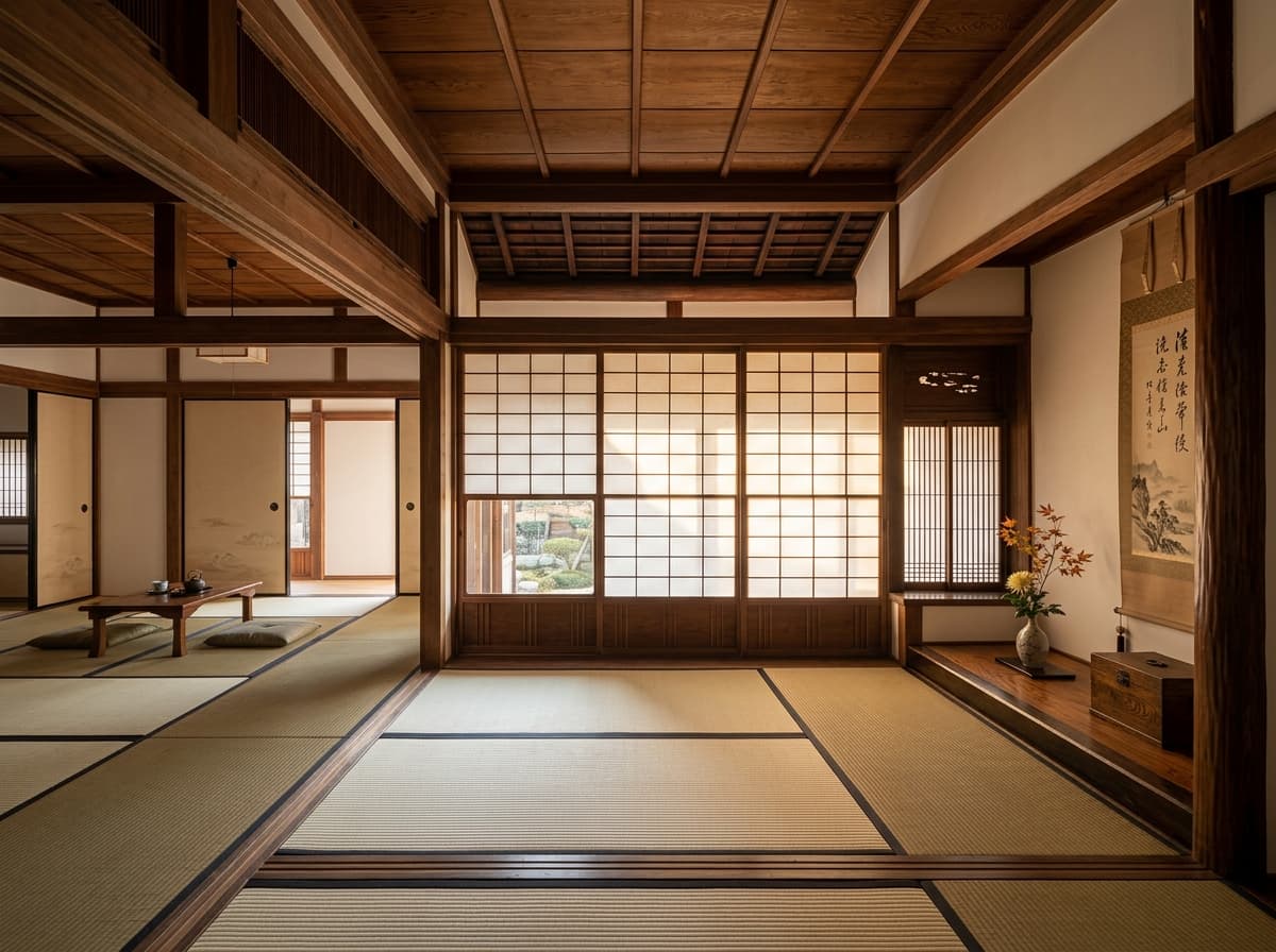 光と木が調和する和室空間(掲載イメージ)